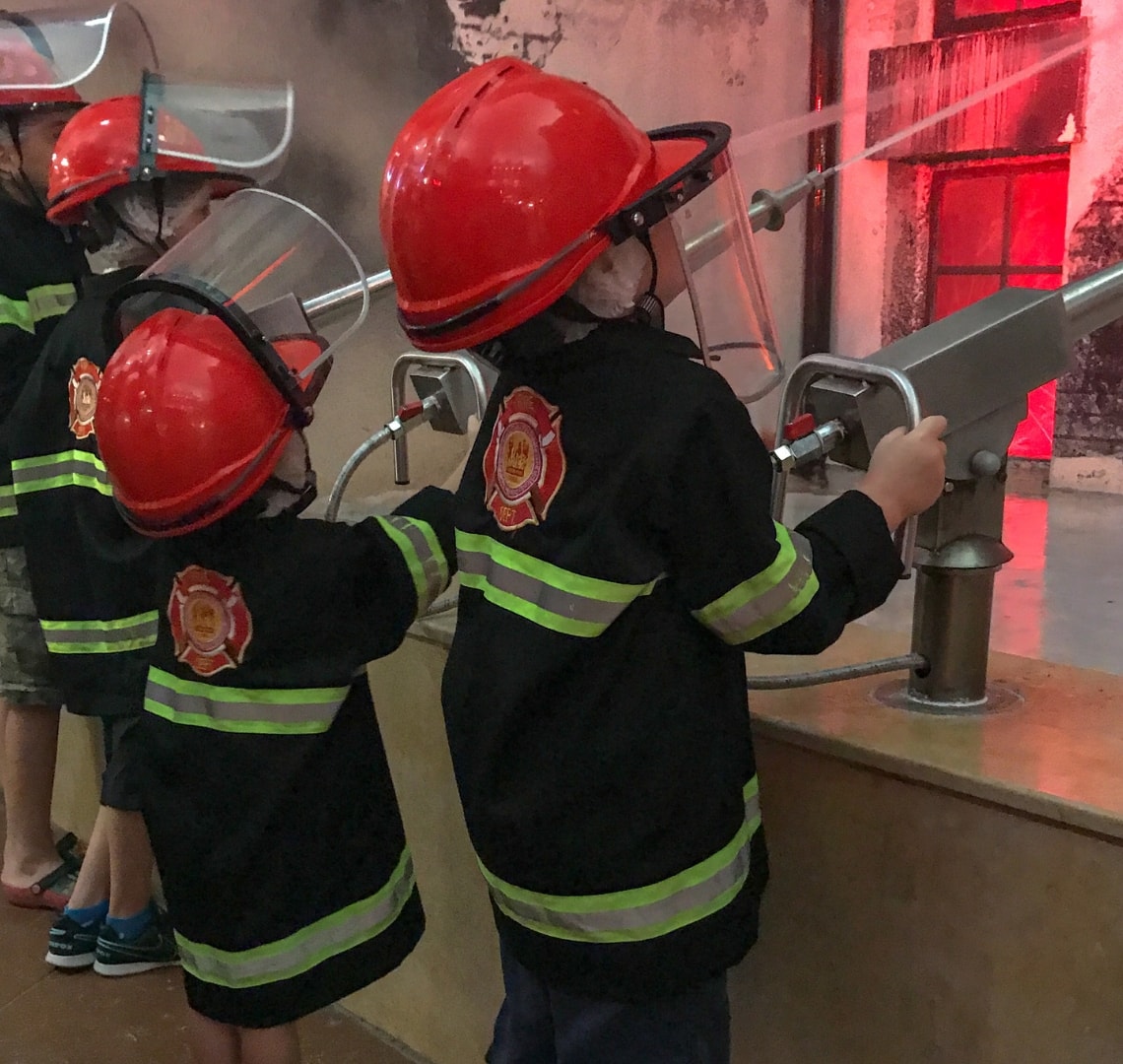 11 incredible things to do in Qatar - the Things "putting out a fire" at Kidzmondo