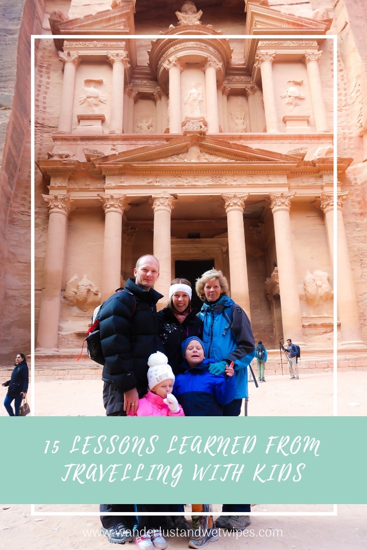 Pinnable image - wanderlust family in Petra