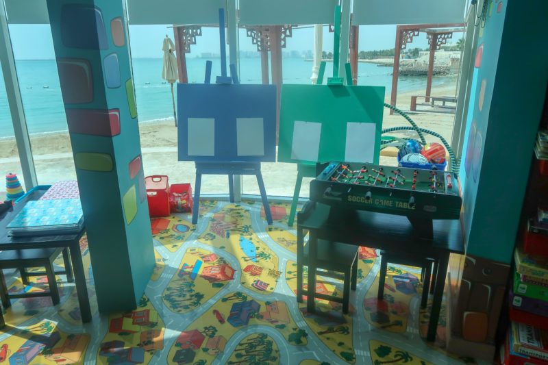 Four Seasons Doha - kids club with a view of the beach