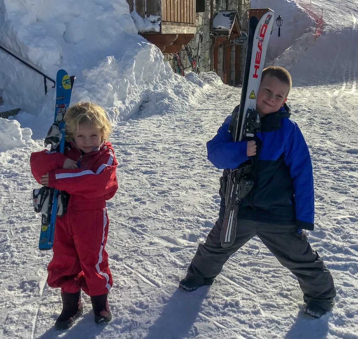 How to have an epic family holiday - the Things carrying skis