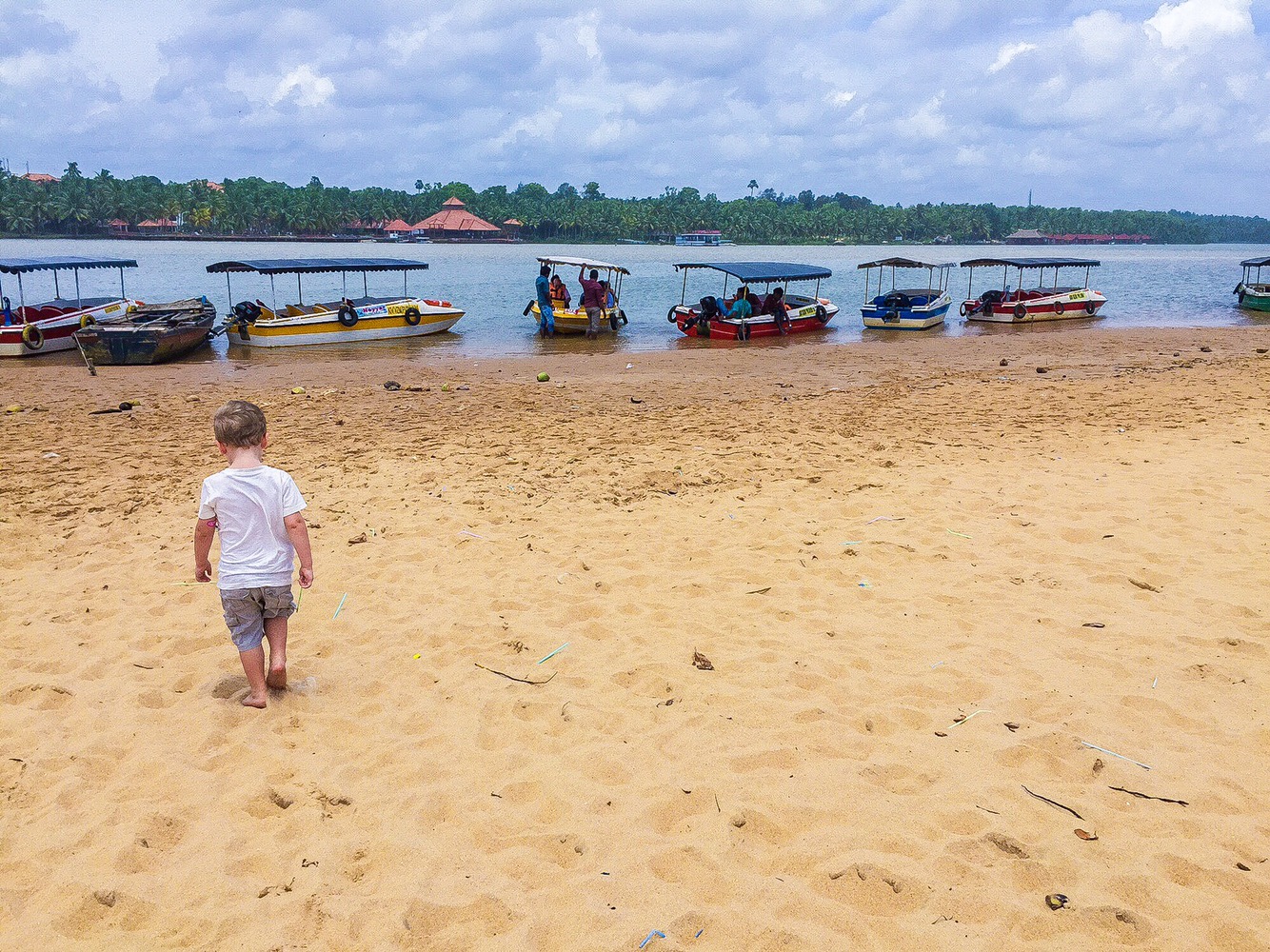 Karamana River boat