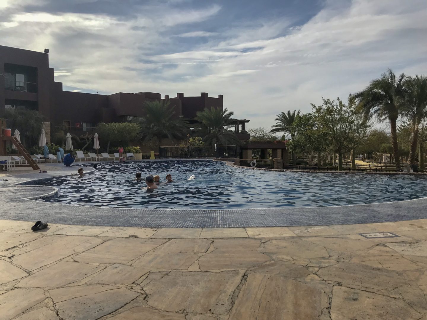 Jordan Adventures Part 5 - Aqaba and the Red Sea - the heated pool at the Movenpick, Aqaba